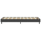 vidaXL Boxspringbett Dunkelgrau Stoff