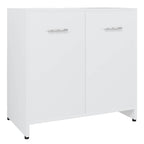 vidaXL Badezimmerschrank Weiß 60x33x61 cm Holzwerkstoff
