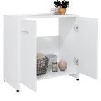 vidaXL Badezimmerschrank Weiß 60x33x61 cm Holzwerkstoff