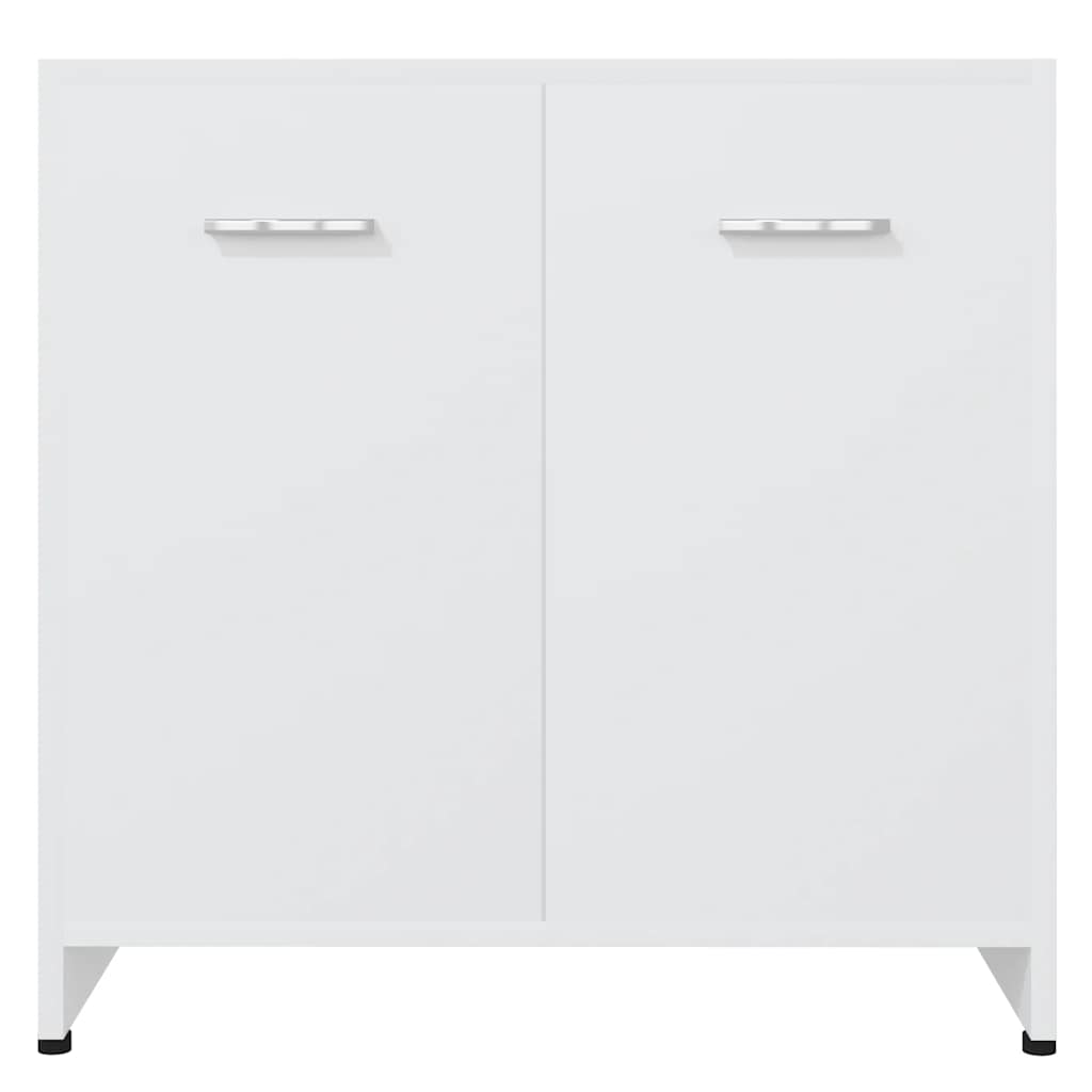 vidaXL Badezimmerschrank Weiß 60x33x61 cm Holzwerkstoff