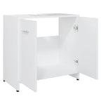 vidaXL Badezimmerschrank Weiß 60x33x61 cm Holzwerkstoff