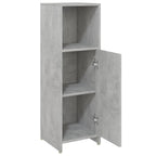 vidaXL Badezimmerschrank Betongrau 30x30x95 cm Holzwerkstoff