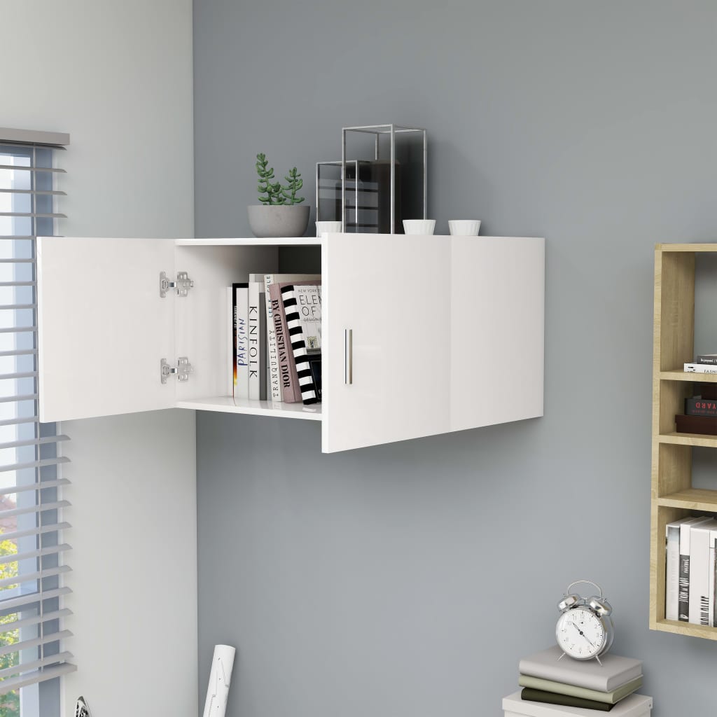 vidaXL Wandschrank Weiß 80 x 39 x 40 cm Holzwerkstoff