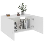 vidaXL Wandschrank Weiß 80 x 39 x 40 cm Holzwerkstoff