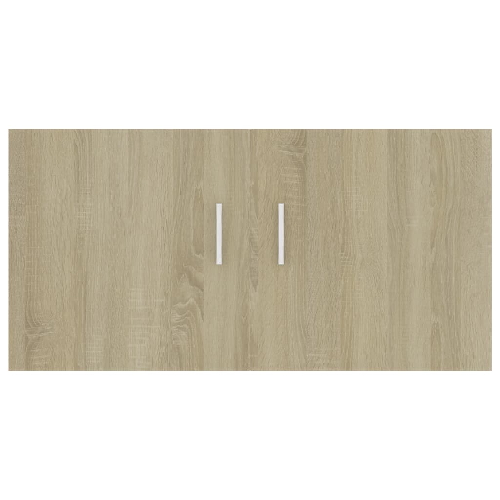 vidaXL Wandschrank Sonoma-Eiche 80x39x40 cm Holzwerkstoff