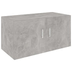 vidaXL Wandschrank Betongrau 80 x 39 x 40 cm Holzwerkstoff