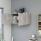 vidaXL Wandschrank Betongrau 80 x 39 x 40 cm Holzwerkstoff
