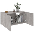 vidaXL Wandschrank Betongrau 80 x 39 x 40 cm Holzwerkstoff