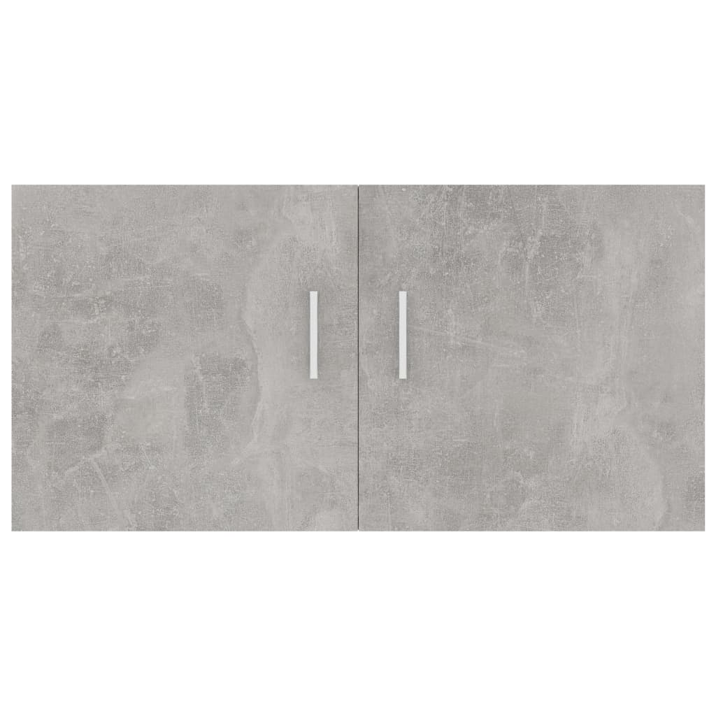 vidaXL Wandschrank Betongrau 80 x 39 x 40 cm Holzwerkstoff