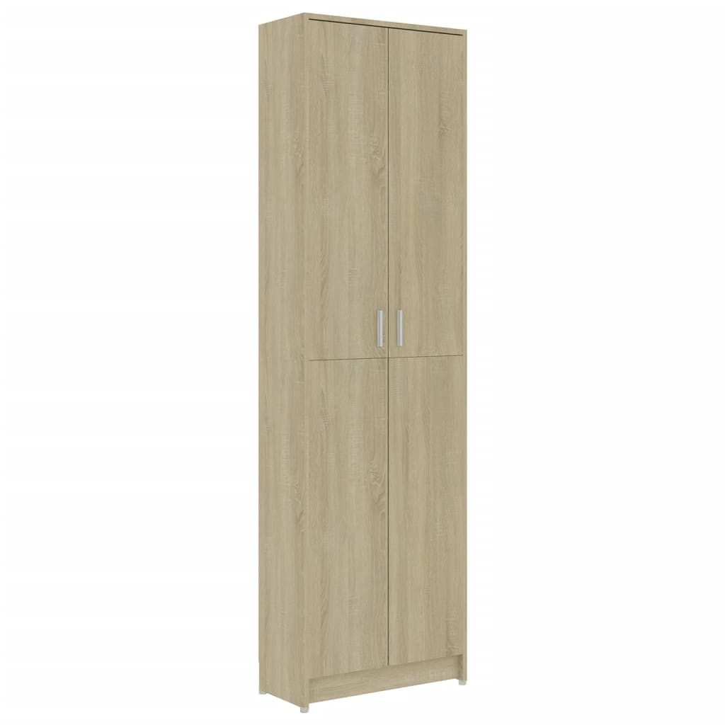 vidaXL Garderobenschrank Sonoma-Eiche 55x25x189 cm Holzwerkstoff
