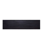 vidaXL Konsolentisch Schwarz 120x30x75 cm Massivholz Mahagoni