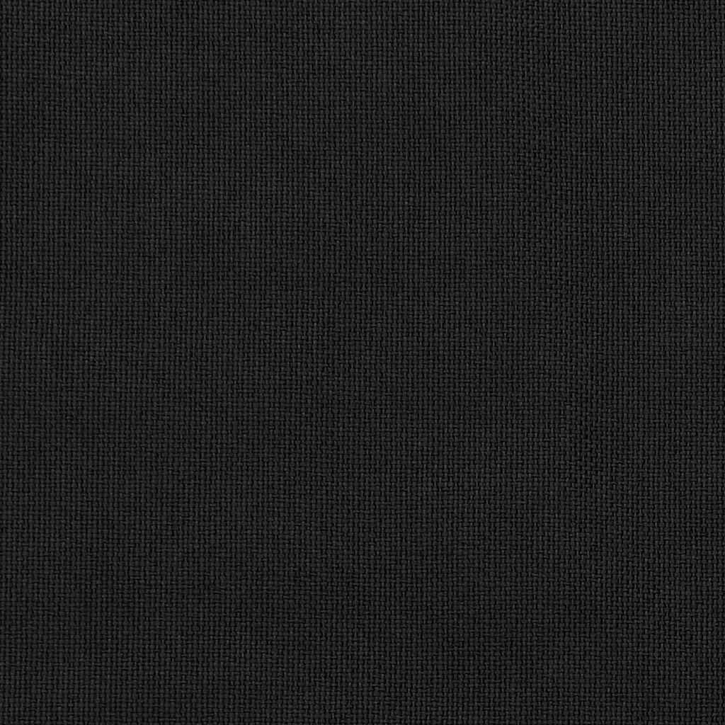 vidaXL Verdunkelungsvorhänge mit Haken Leinenoptik Schwarz 290x245cm