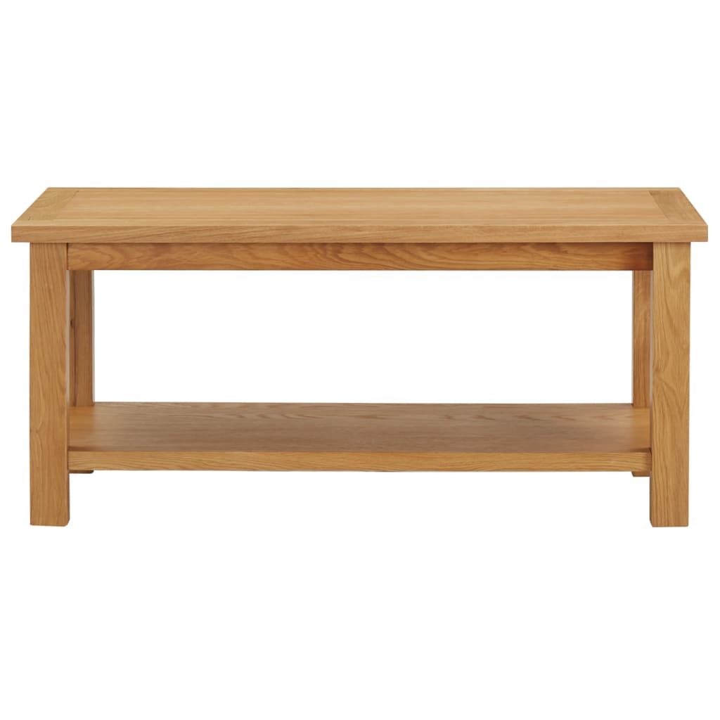 vidaXL Couchtisch Eiche Massivholz