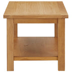 vidaXL Couchtisch Eiche Massivholz