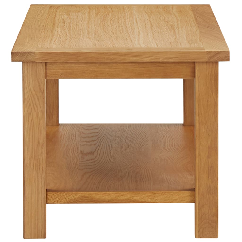vidaXL Couchtisch Eiche Massivholz