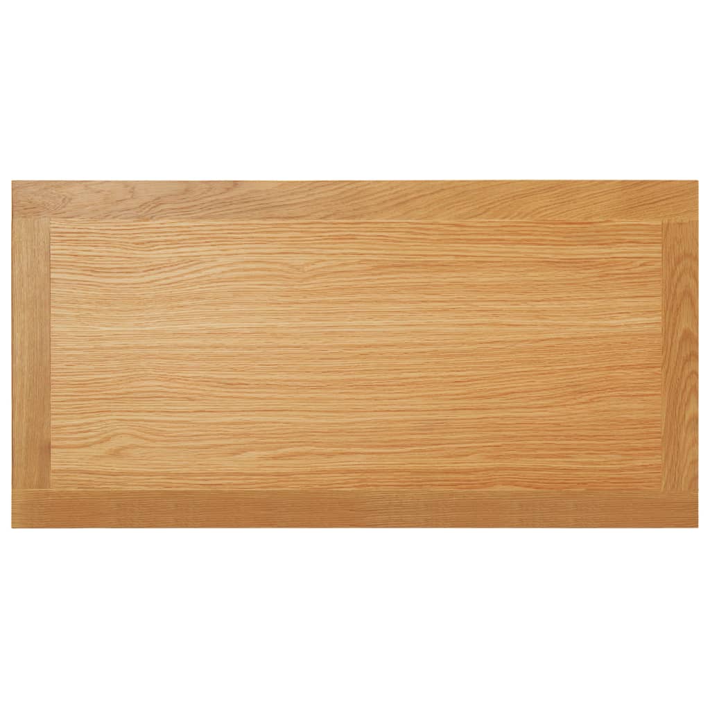 vidaXL Couchtisch Eiche Massivholz
