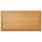vidaXL Couchtisch Eiche Massivholz