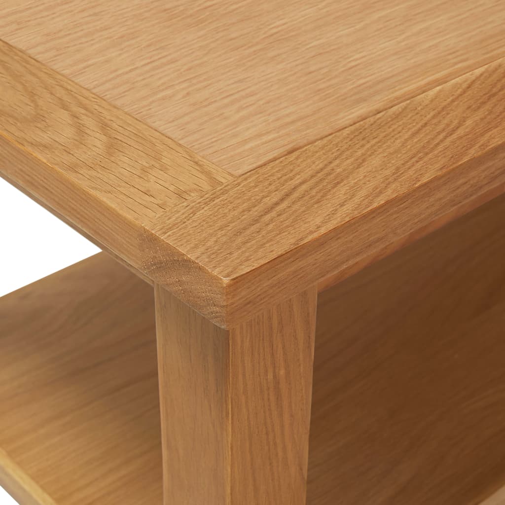 vidaXL Couchtisch Eiche Massivholz