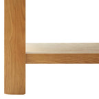 vidaXL Couchtisch Eiche Massivholz