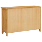 vidaXL Kommode 105x33,5x73 cm Massivholz Eiche