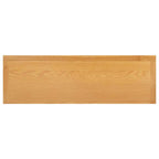 vidaXL Kommode 105x33,5x73 cm Massivholz Eiche