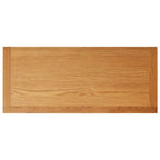 vidaXL Weinschrank 80x32x80 cm Eiche Massivholz