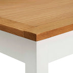 vidaXL Bartisch 100x40x110 cm Massivholz Eiche