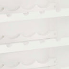 vidaXL Weinschrank 56x32x110 cm Massivholz Eiche