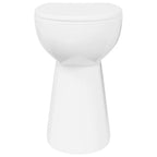 vidaXL Randloses WC 7 cm Extra Höhe Soft-Close Keramik Weiß
