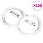 vidaXL Button-Set mit Anstecknadel 100 Stk. Acryl