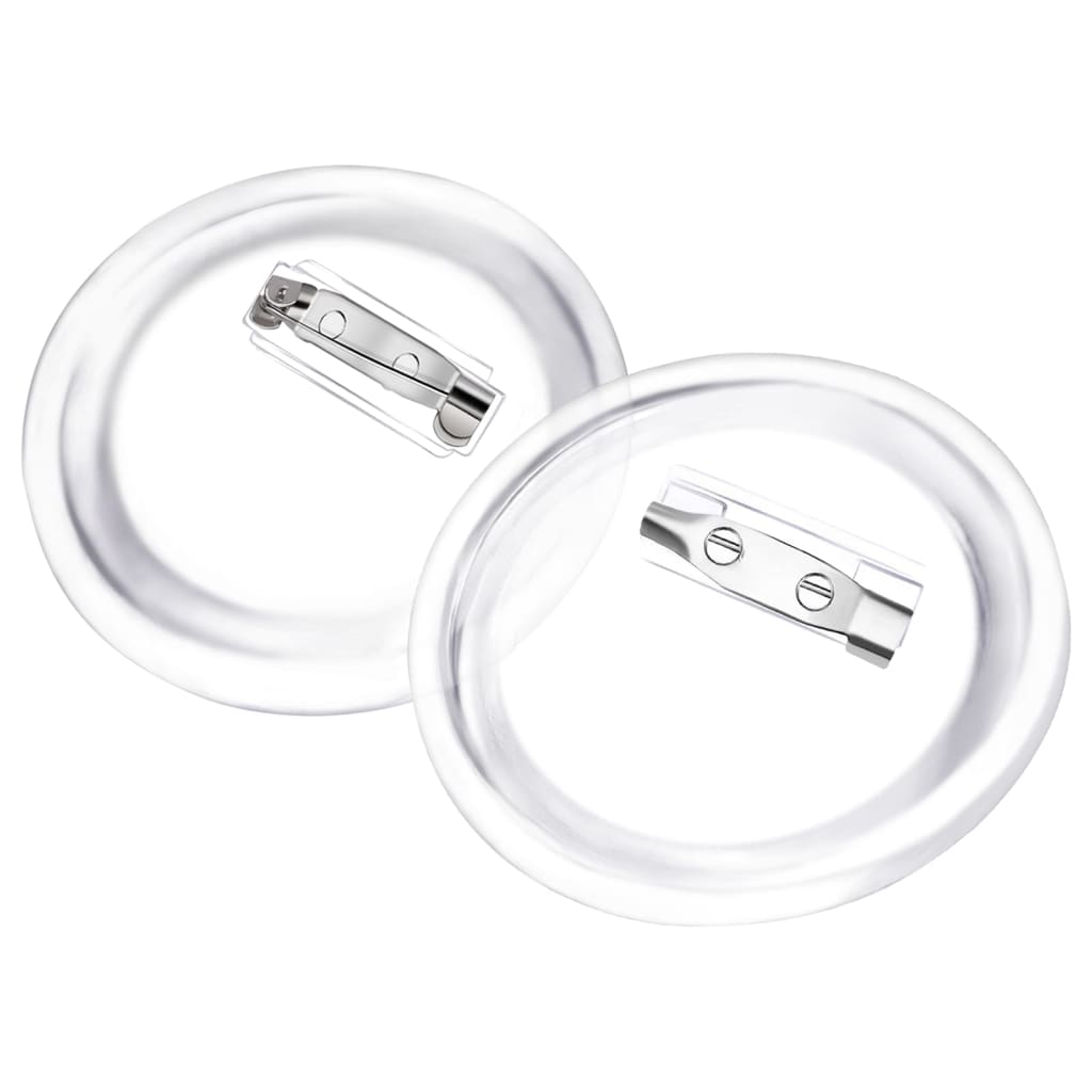 vidaXL Button-Set mit Anstecknadel 100 Stk. Acryl