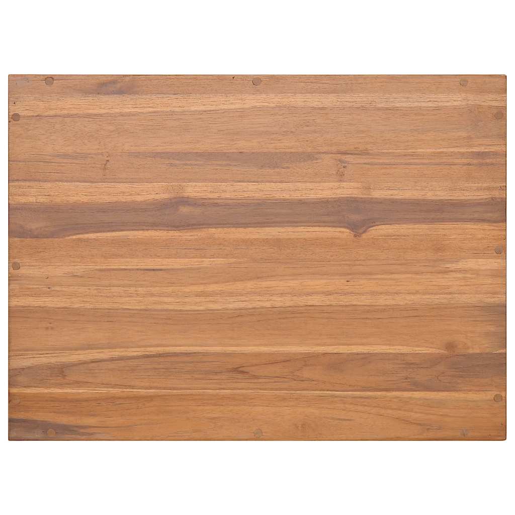 vidaXL Wand-Badschrank 60x45x30 cm Teak Massivholz