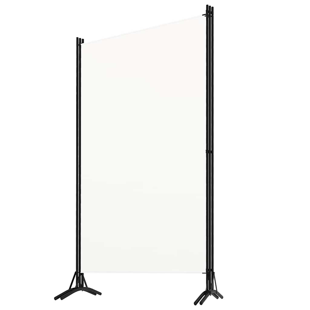 vidaXL 3-tlg. Raumteiler Weiß 260x180 cm Stoff