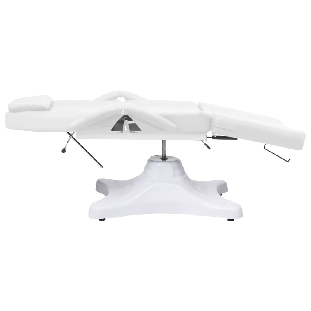 vidaXL Massagetisch Weiß 180x62x(86,5-118) cm