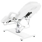 vidaXL Massagetisch Weiß 180x62x(87-112) cm