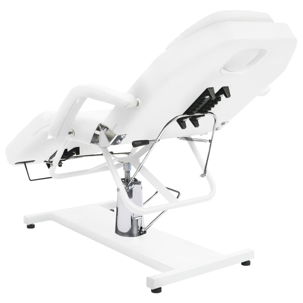 vidaXL Massagetisch Weiß 180x62x(87-112) cm