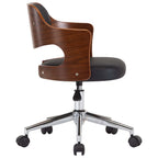 vidaXL Esszimmerstühle 4 Stk. Drehbar Bugholz und Kunstleder