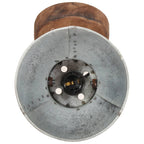 vidaXL Wand-/Deckenlampen Industriestil 2 Stk. Silbern 20x25 cm E27