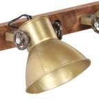 vidaXL Wandlampe Industriestil Messing 90x25 cm E27