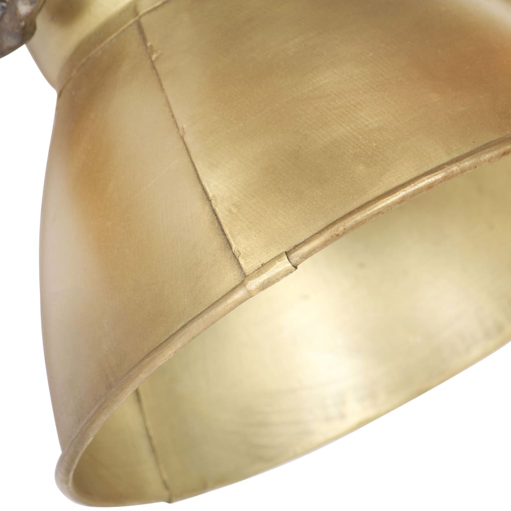 vidaXL Wandlampe Industriestil Messing 90x25 cm E27