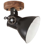 vidaXL Wand-/Deckenlampen Industriestil 2 Stk. Schwarz 20x25 cm E27