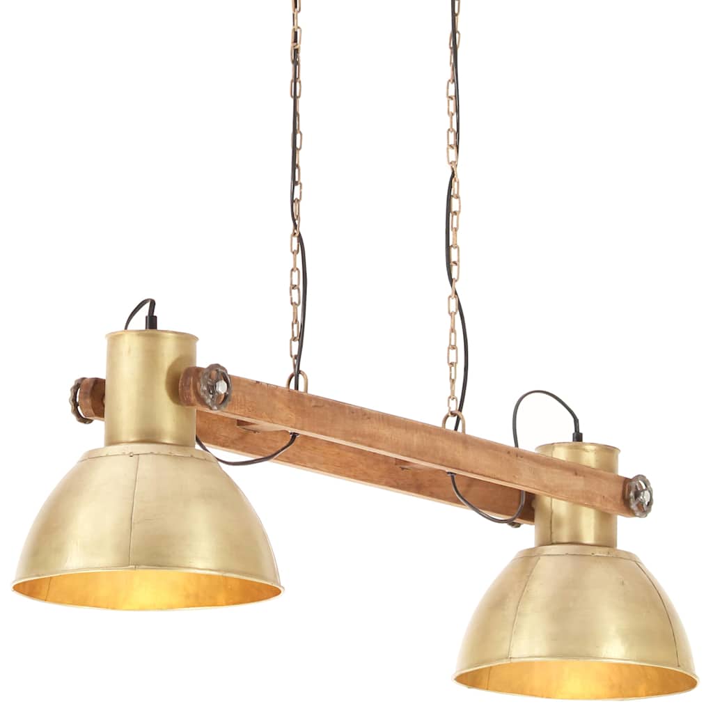 vidaXL Hängelampe Industriestil 25 W Messing 109 cm E27
