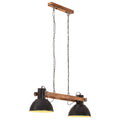 vidaXL Hängelampe Industriestil 25 W Schwarz 109 cm E27