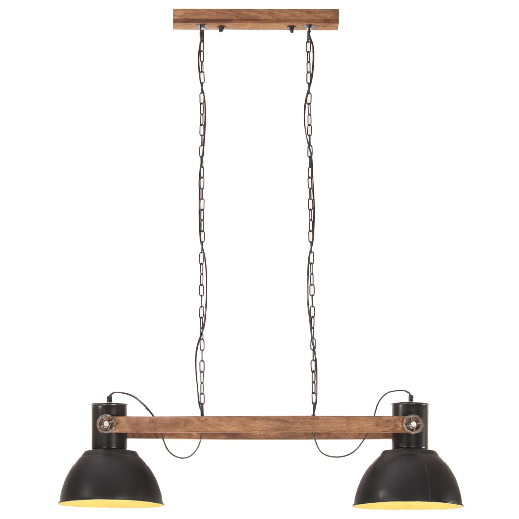 vidaXL Hängelampe Industriestil 25 W Schwarz 109 cm E27