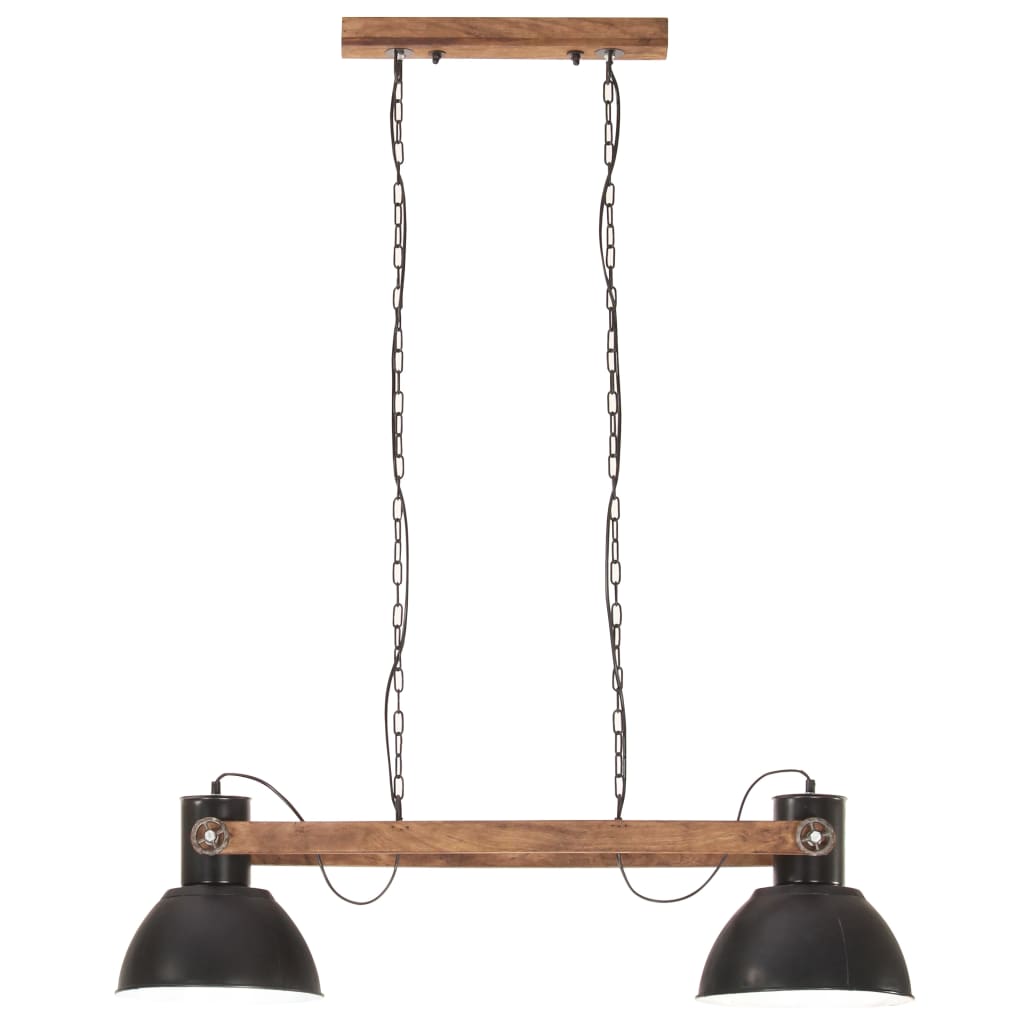 vidaXL Hängelampe Industriestil 25 W Schwarz 109 cm E27