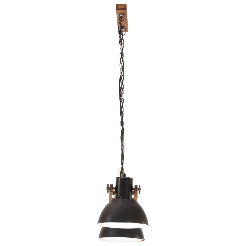 vidaXL Hängelampe Industriestil 25 W Schwarz 109 cm E27