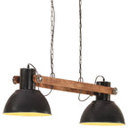 vidaXL Hängelampe Industriestil 25 W Schwarz 109 cm E27