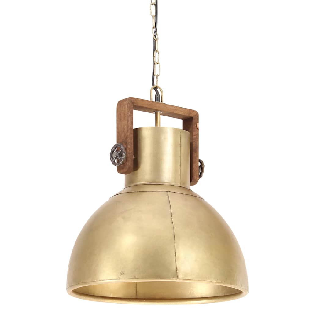 vidaXL Hängelampe Industriestil 25 W Messing Rund 40 cm E27