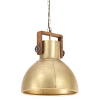 vidaXL Hängelampe Industriestil 25 W Messing Rund 40 cm E27