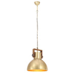 vidaXL Hängelampe Industriestil 25 W Messing Rund 40 cm E27